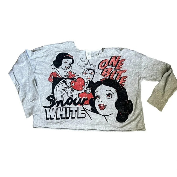 Disney Snow White Evil Witch Cropped Sweatshirt - Picture 1 of 10